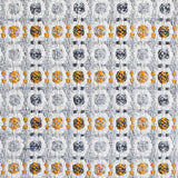 Plaid aus Wolle Vintage ocker 130x180