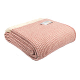 Wolldecke Tweedmill Waffle pink