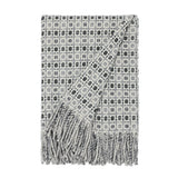 Wollplaid Burel Vintage grau