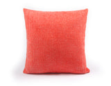 Wollkissen / Kissenbezug aus Wolle 'Aigul' Natur rot 50x50