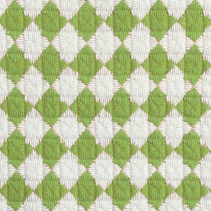 Wolldecke / Plaid aus Merinowolle Burel Factory 'Azulejo' blattgrün 130x180