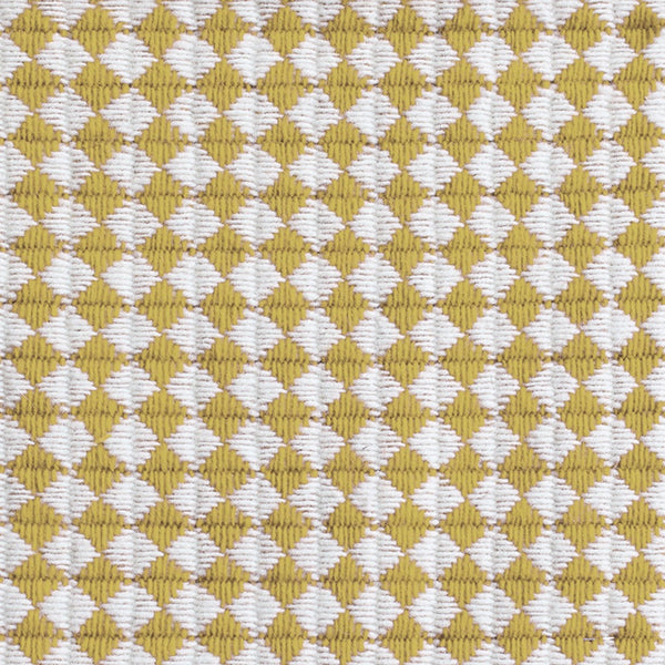Wollkissen / Kissenbezug aus Merinowolle Burel Factory 'Azulejo mini' senfgelb 45x45