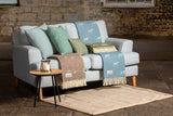 Wolldecke / Plaid aus Wolle Tweedmill 'Animal Jacquard Pheasant' brown 130x180