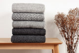 Wolldecke / Plaid aus Wolle Arctic 'Nordic' grey 130x200