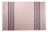 Wolldecke / Plaid aus Wolle Arctic 'Retro' syren 130x200