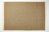 Wolldecke / Plaid aus Wolle Arctic 'Saxo' honey 130x200